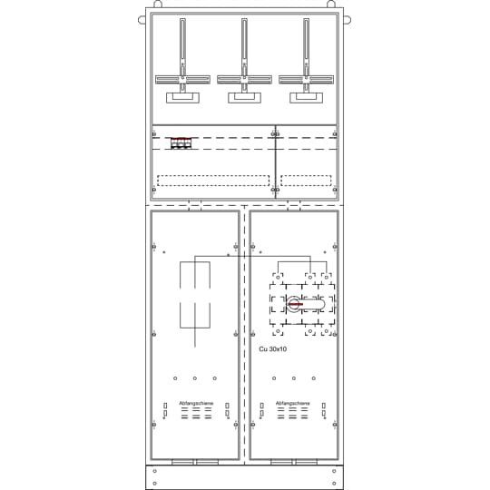 Striebel&John - Zähler-Komplettschrank Mess-u.Wandlerstandschrank KS4278 W312S