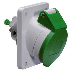 Bals Elektrotech - CEE-Anbausteckdose (IEC 60309) Anbausteckdose geneigt 16A 12738 4p >50V 2h IP44