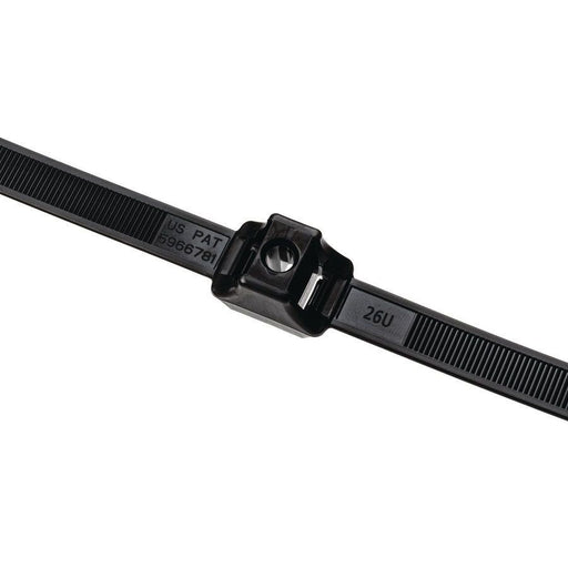 HellermannTyton - Kabelbinder Befestigungsbinder 1tlg. 115-31100(50) schwarz − 50 Stück