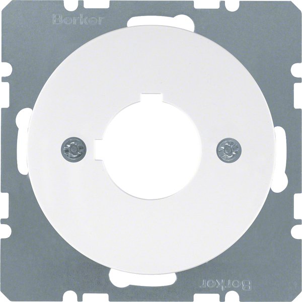 Berker - Einsatz/Abdeckung für Kommunikationstechnik Zentralplatte pows/gl 14322089 f.Melde/Befehlgerät
