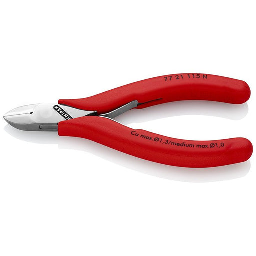 Knipex - Seitenschneider Elektronik-Seitenschneider 77 21 115 N − 1 Stück