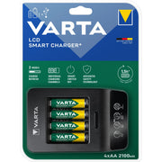 Varta Cons.Varta - Universal-Ladegerät LCD Smart Charger+ 57684101441 4xAA 56706 2100mAh