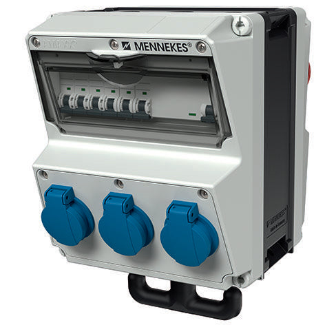 Mennekes - CEE-Steckdosen-Kombination (IEC 60309) Steckdosen-Kombination 970005 AMAXX abhängbar