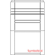Elsta Mosdorfer - Sockel/Sockelelement (Schaltschrank) Eingrabsockel 10039700 S4 950/635 WP