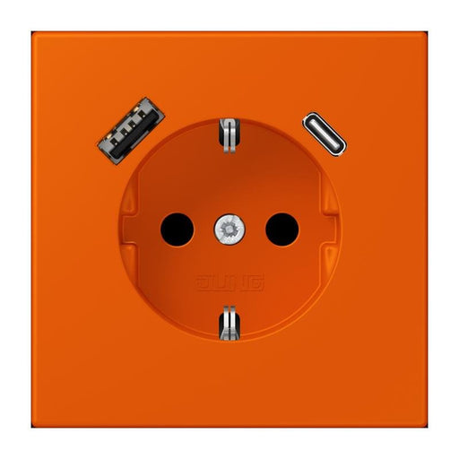 Jung - Steckdose SCHUKO Steckdose LC 1520-15 CA 260 orange vif (4320S)