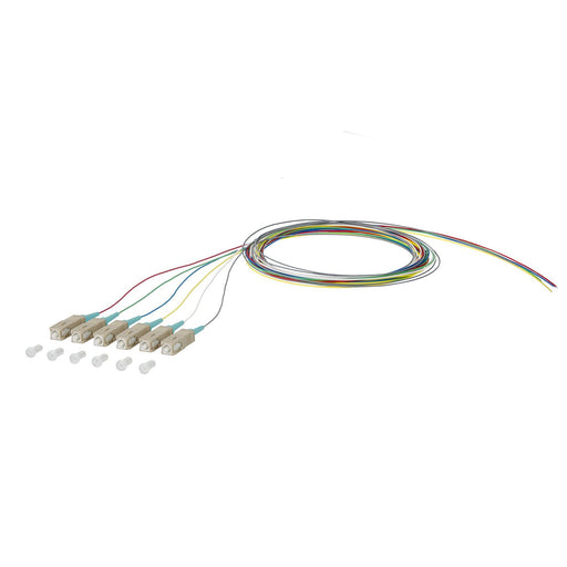 Metz Connect - LWL-Pigtail OpDAT Pigtail SC-PC 150M1CO0020E6 OM3 6 Farben − 6 Stück