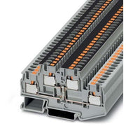 Phoenix Contact - Durchgangs-Reihenklemme Doppelstockklemme PTTB 4-PV 0,2-6qmm,grau − 50 Stück