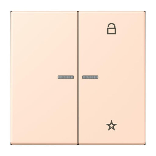 Jung - Bedienelement intelligent eNet Taster Universal 1f. FM LC 1701 228 rose pale (32091)