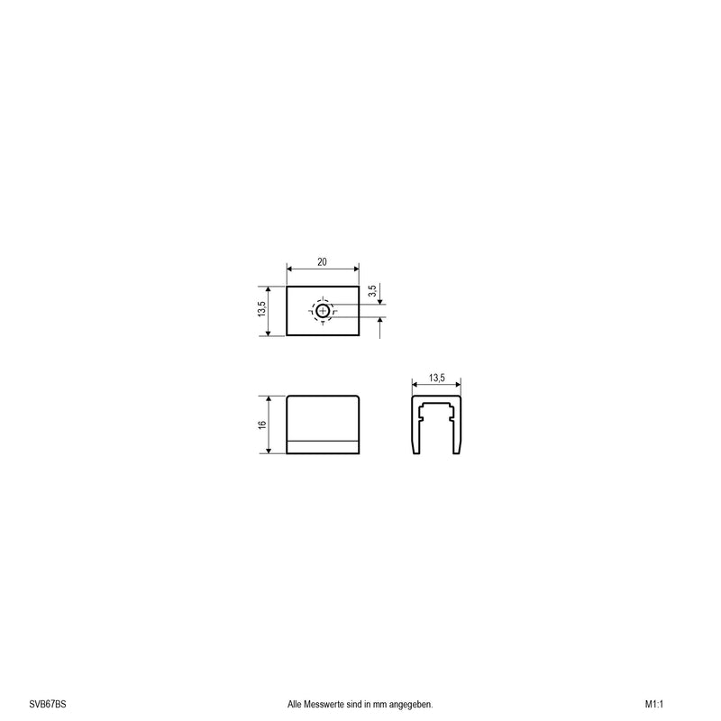 EVN Lichttechnik - Zubehör/Ersatzteile für Lichtschlauch/-band Befestigungsclip 2er-Set SVB67BS