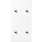 Jung - Abdeckung/Bedienelement für Installationsschalterprogramme Abdeckung mit Kipphebel AL 12-25 WWM R 07 Zylinder, 2fach, 2 x
