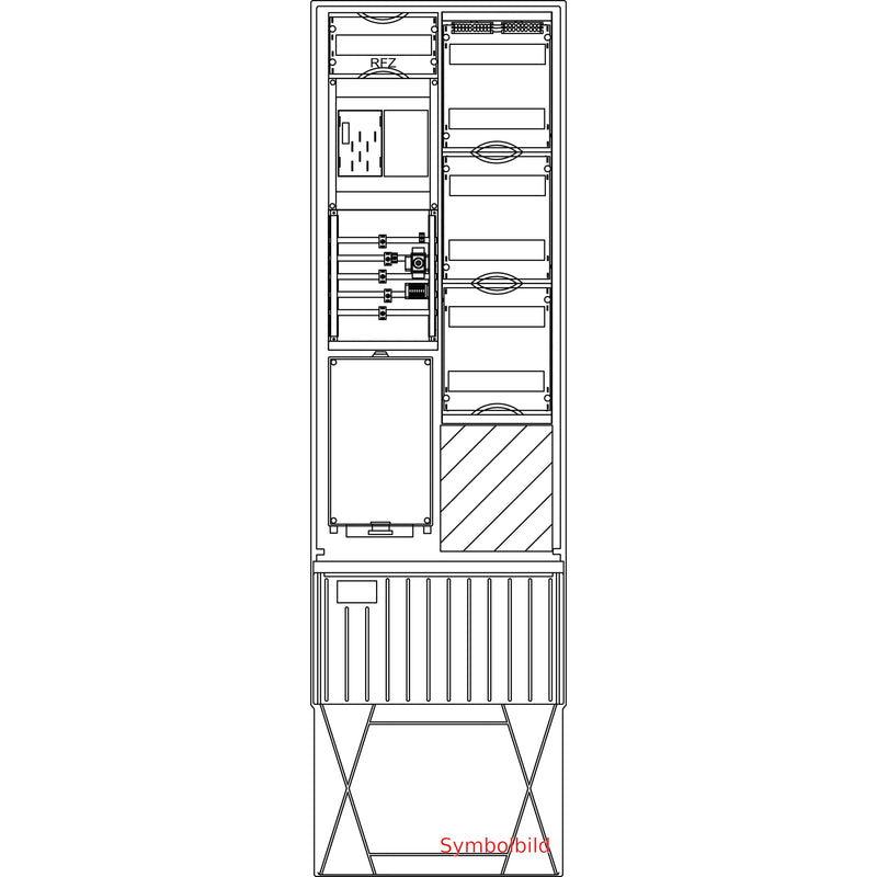 Elsta Mosdorfer - Zähler-Komplettschrank ZS A340 N3 1Z BKEI 24TE TV 10051772 Stromnetz Hamburg