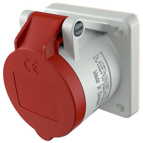 Mennekes - CEE-Anbausteckdose (IEC 60309) Anbaudose TwinContact 1351 16A,3p,9h,400V,IP44