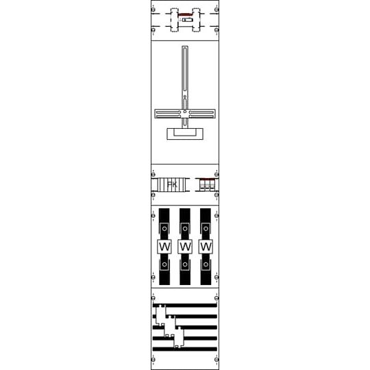 Striebel&John - Zählerfeld Mess- u. Wandlerfeld KA4264 kpl. BH5