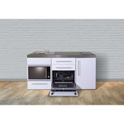 Stengel - Mini-Küche Miniküche Premiumline MPGSMOS170KSGSIKFlBr weiß
