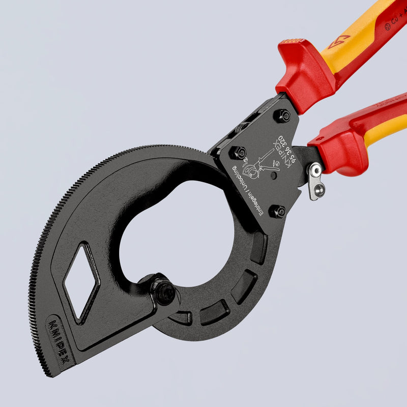 Knipex - Kabelschere Kabelschneider 95 36 320 isoliert, 320mm