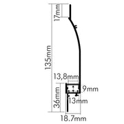 Nobile - Zubehör/Ersatzteile für Lichtschlauch/-band Alu Profil Voute 2m 5011149902 − 1 Stück