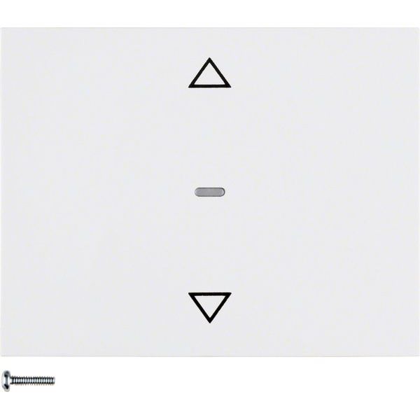 Berker - Bussystem-Tastwippe KNX-Funk Jalousie-Taste 85245279 polarweiß glänzend