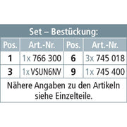 DEHN - Erdungs- und Kurzschließvorrichtung Erdungs-u.Kurzschließ-Set EKS TI KVS SBK TI f. KVS