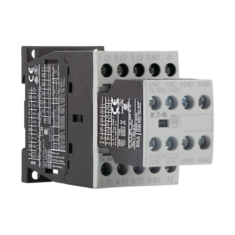 Eaton - Leistungsschütz zum Schalten von Wechselstrom Leistungsschütz DILM9-32(24VDC) 3S2Ö 4kW/400V,DC