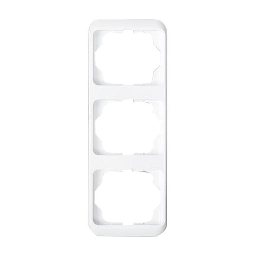 Busch-Jaeger - Abdeckrahmen Rahmen 3-fach 1733-24G studioweiß, senkr. − 1 Stück by Busch-Jaeger
