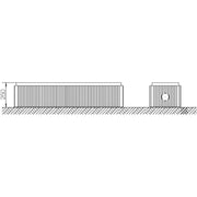 ABN - Sockel/Sockelelement (Schaltschrank) Bodenaufbausockel SX016 Gr.2 FB4 H=250mm