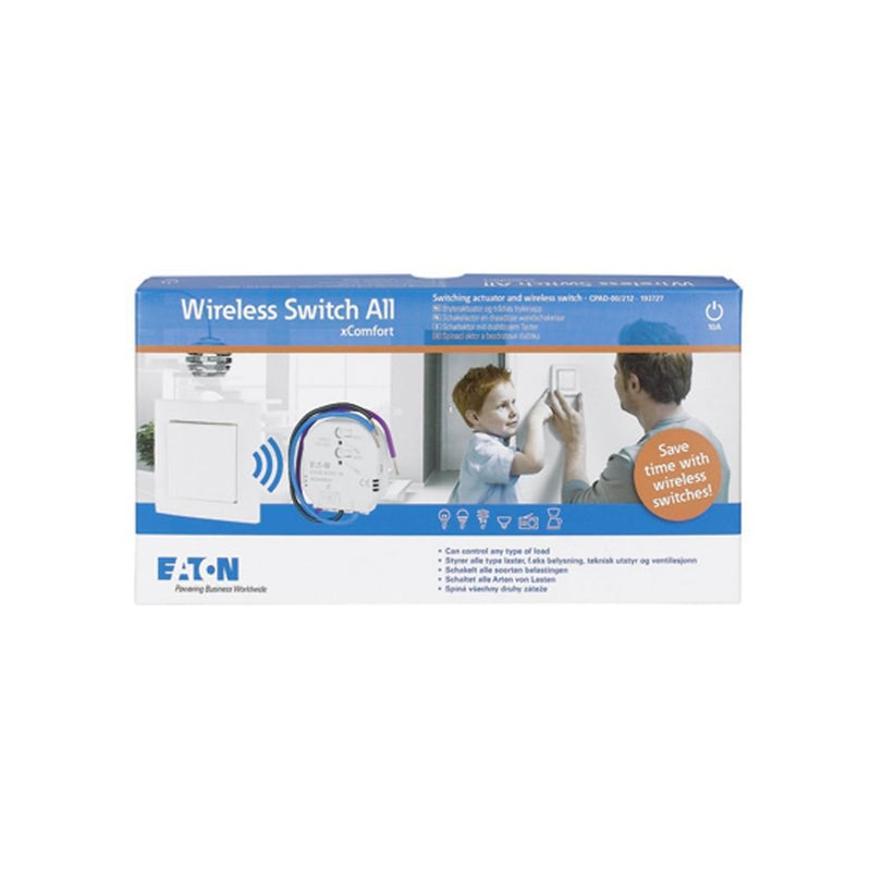 Eaton - Bussystem-Schaltaktor Wireless Switch All CPAD-00/212 Paket, vorprogramm