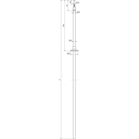 DEHN - Rundleiter/Draht für Blitzschutz CUI-Leitung CUI L 20 GR 5M D20mm Cu 8mm L5,0m