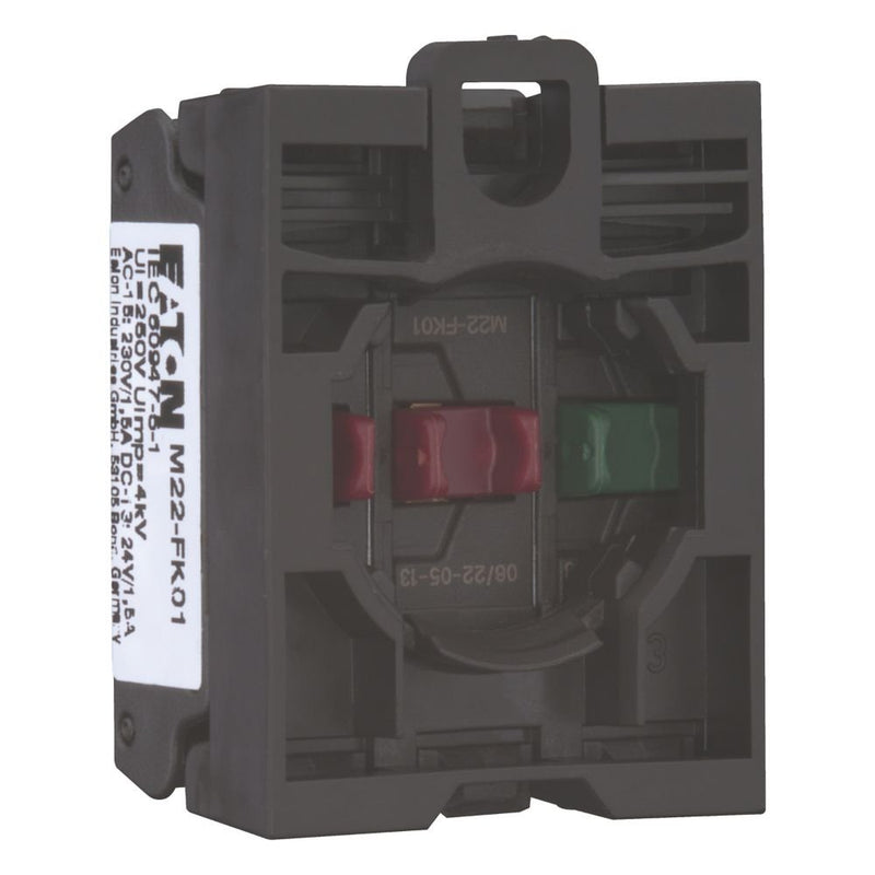 Eaton - Hilfsschalterblock Kontaktelement 3 Öffner M22-AK03SMC10 Selbstüberwachend