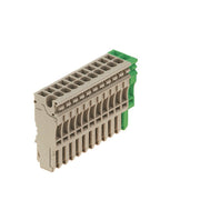 Weidmüller - Zubehör/Ersatzteile für Klemmen Stecker ZP 2.5/1AN/12 GN/BE Steckanschl.,2.5mm² − 20 Stück