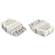 WAGO - Steckverbinder für steckbare Gebäudeinstallation Buchse 770-125 2x0,5-4mmq weiß − 25 Stück