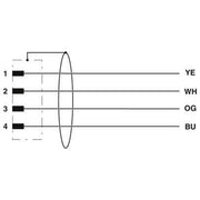 Phoenix Contact - Konfektioniertes Sensor-Aktor-Kabel Netzwerkkabel NBC-MSD/ 1,0-93B SCO