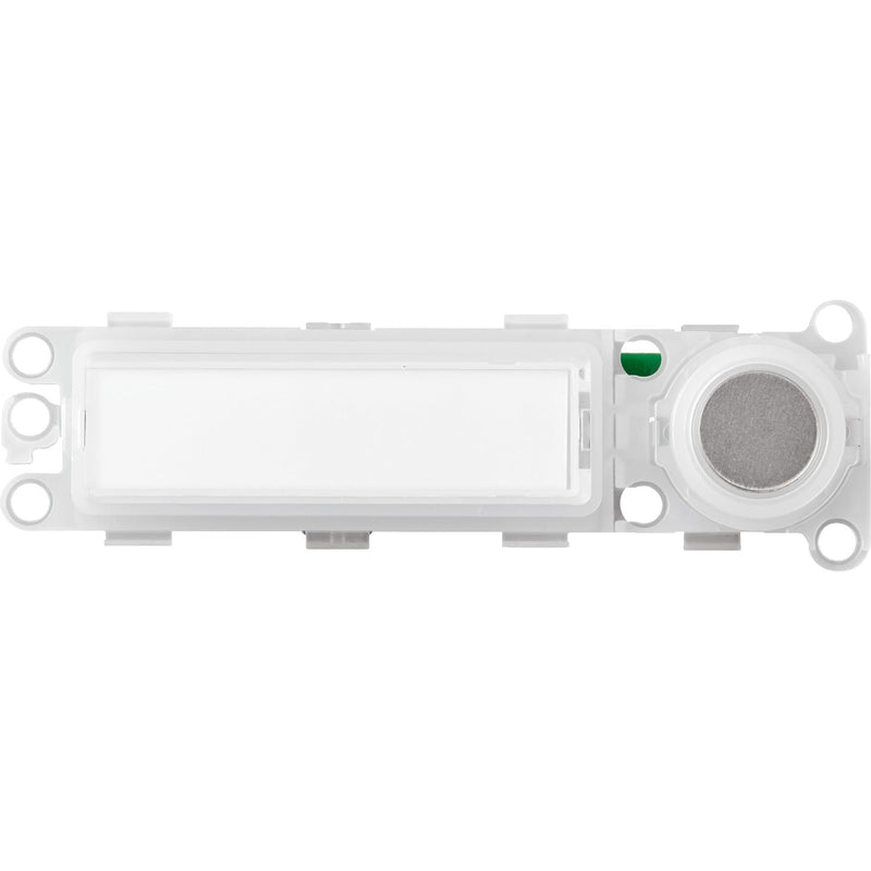 Ritto - Klingeldrücker Taster (Edelstahl) RGE1274439 mit Namenschild − 1 Stück