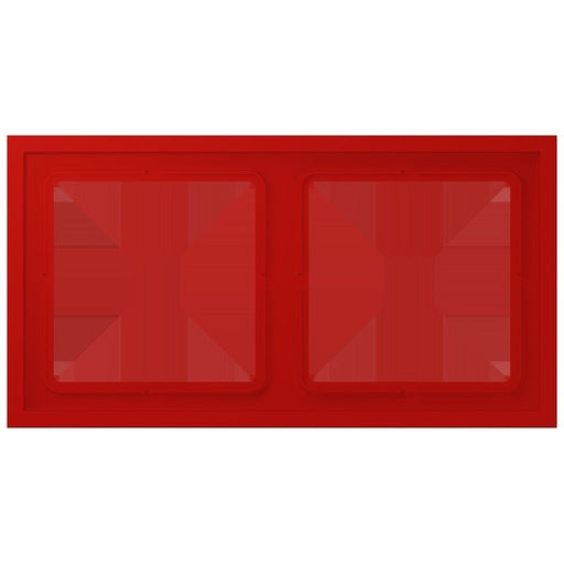 Jung - Abdeckrahmen Rahmen 2-fach LCZ 982 BF 227 rouge vermillon 31