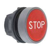 Schneider Electric - Frontelement für Drucktaster Drucktaster, Front ZB5AA434C0 rot, 22mm, in grau
