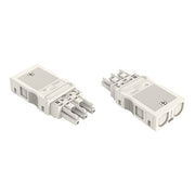 WAGO - Steckverbinder für steckbare Gebäudeinstallation Buchse 770-123 2x0,5-4mmq weiß − 25 Stück