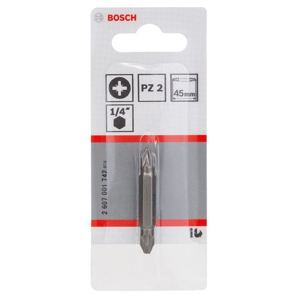 Bosch - Bit-Set Doppelklingenbit, 2607001742 PZ2, PZ2, 45 mm