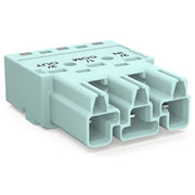 WAGO - Steckverbinder für steckbare Gebäudeinstallation Stecker 770-1253/076-000 3-pol. 4mm² Kod. B − 100 Stück