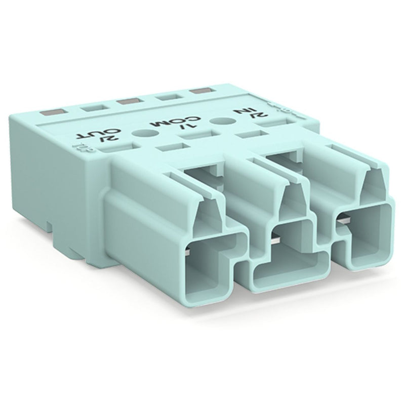WAGO - Steckverbinder für steckbare Gebäudeinstallation Stecker 770-1253/076-000 3-pol. 4mm² Kod. B − 100 Stück