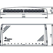 Telegärtner - Patchpanel Kupfer Mini-Verteiler Cat.6A 100006999 MPD12-H ungeschirmt