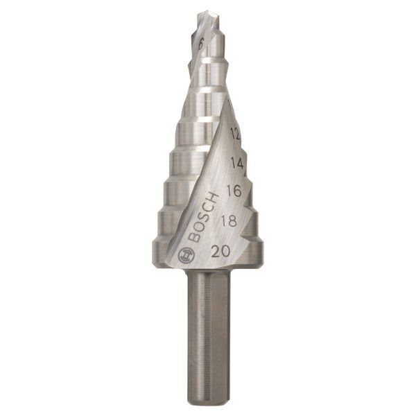 Bosch - Stufenbohrer HSS, 4 - 20 2608597519 mm 8 mm 70,5 mm 9