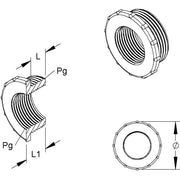 HKL - Erweiterungs-/Reduzierring Reduzierring 1893/1609 − 50 Stück