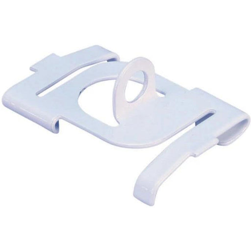 Erico - Befestigungsklammer Drehklipp m.vertikaler 4G16HWH weiß 6,4mm − 100 Stück by Erico
