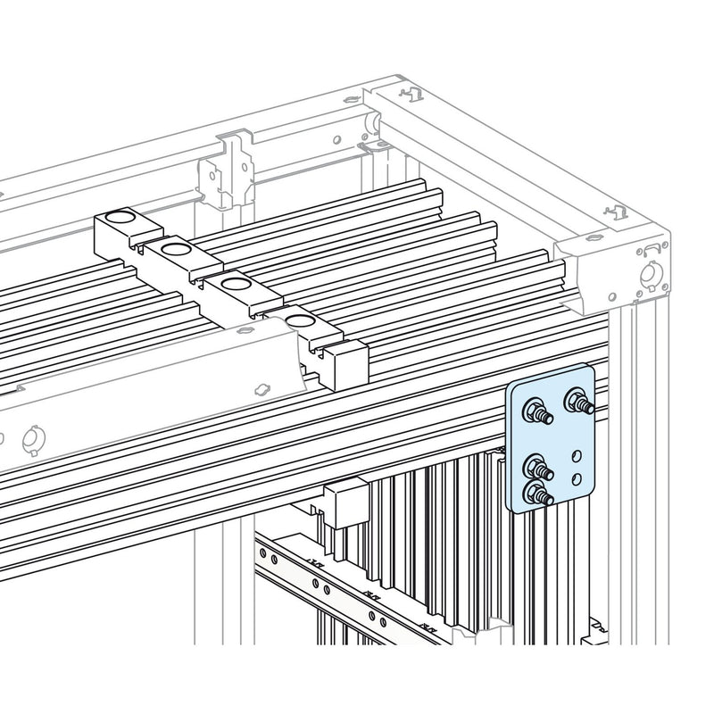 Schneider Electric - Sammelschienenverbinder PrismaSeT-P, Linergy LGYE LVS04604 Verbindung, kurz ver