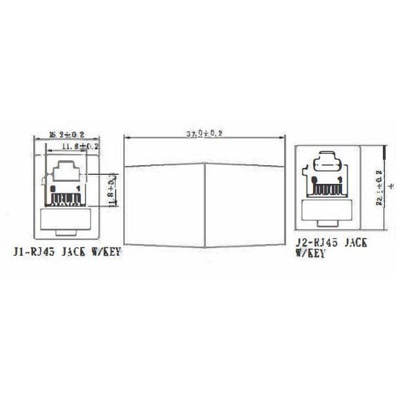 EFB-Elektronik - Modulare Kupplung Modular-Kupplung 37507.1 1:1 geschaltet
