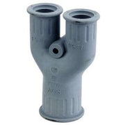 Flexa - Verbinder für Wellschläuche Y-Verteiler Wellschlauch RQY, AD3x21.2 AD 3x21,2 − 10 Stück
