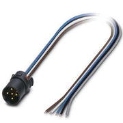 Phoenix Contact - Rundsteckverbinder, feldkonfektionierbar (Industriesteckverbinder) Kontaktträger SACC-MCI-M1 #1440759 mit 0,5m Litzen