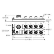 Turck - Feldbus, Dez. Peripherie Digitales Ein-/Ausgangs-Modul I/O-Hub TBIL-L4-16DXP-AUX