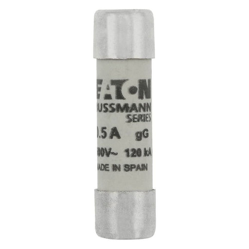 Eaton - Zylindrische Sicherung Sicherungseinsatz C10G0.5 0.5 A, AC 500 V − 10 Stück