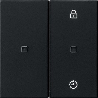 Gira - Bedienelement intelligent Funk-Bedienaufsatz 5493005 Memory schwarz