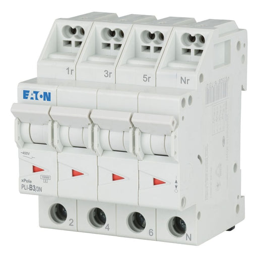 Eaton - Leitungsschutzschalter PLI-B3/3N 3 A, 3p+N,Steckkl. B